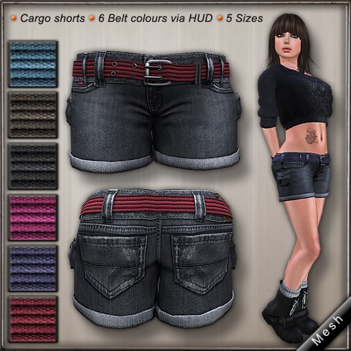 DN Mesh: Cargo Shorts [DEMO]