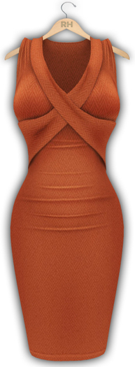 !Rebel Hope - Heidi Mesh Dress Tangerine