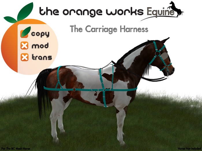 The Carriage Harness - Teal