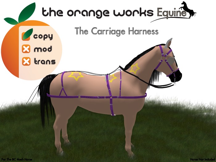 The Carriage Harness - Purple