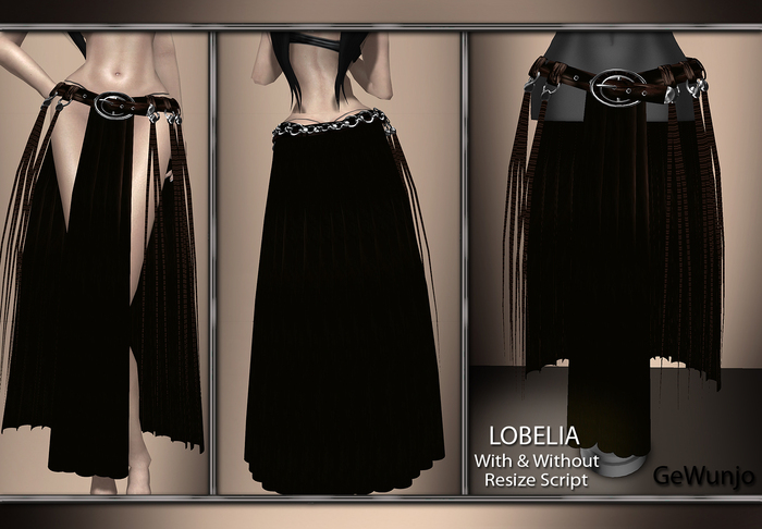 GeWunjo : LOBELIA brown skirt