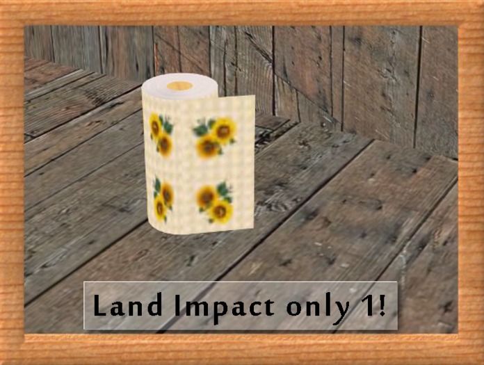 Floral Yellow  Paper Towel Roll