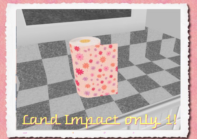 Floral Pink Paper Towel Roll