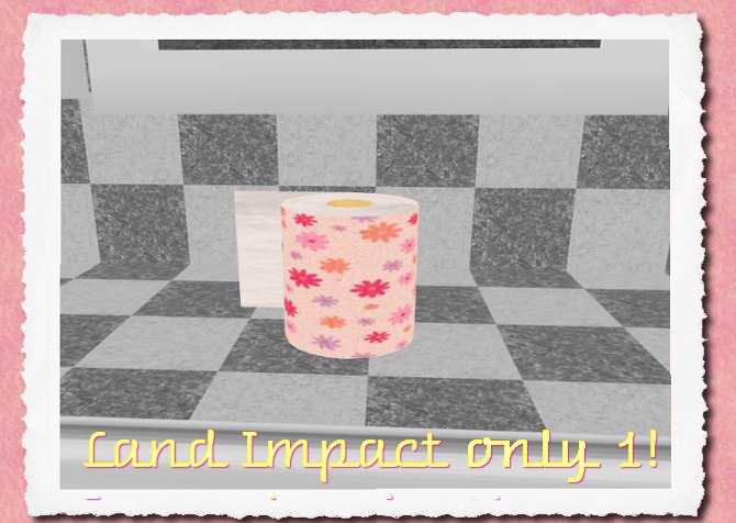 Floral Pink Toilet Paper