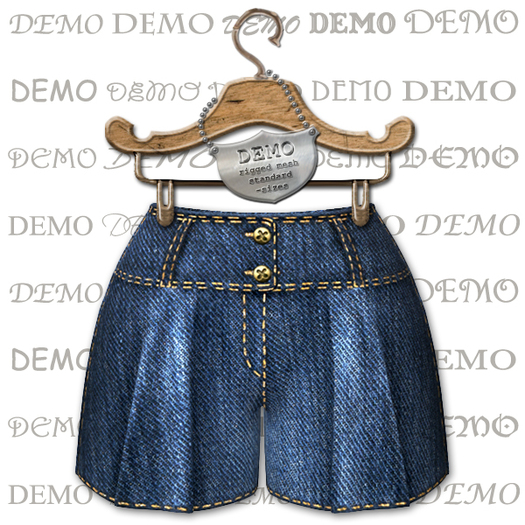 {DEMO} T&O AOYAMA *Pleat Shorts* Rigged-XXS/XS/S/M/L