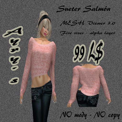 Sueter Salmon by Aury