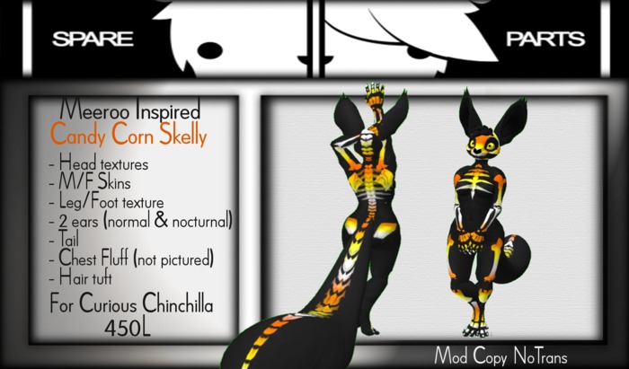 Meeroo Inspired Candy Corn Skelly Mod