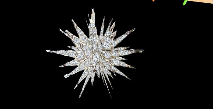 Diamond cluster decoration