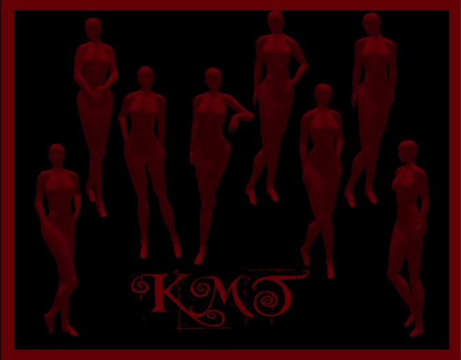 .:::K,M,T:::.Poze Female Model Pose Set Full Perms 