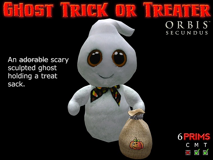 Halloween Ghost Trick or Treater 