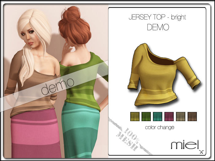 MIEL JERSEY TOP DEMO - bright (MESH)