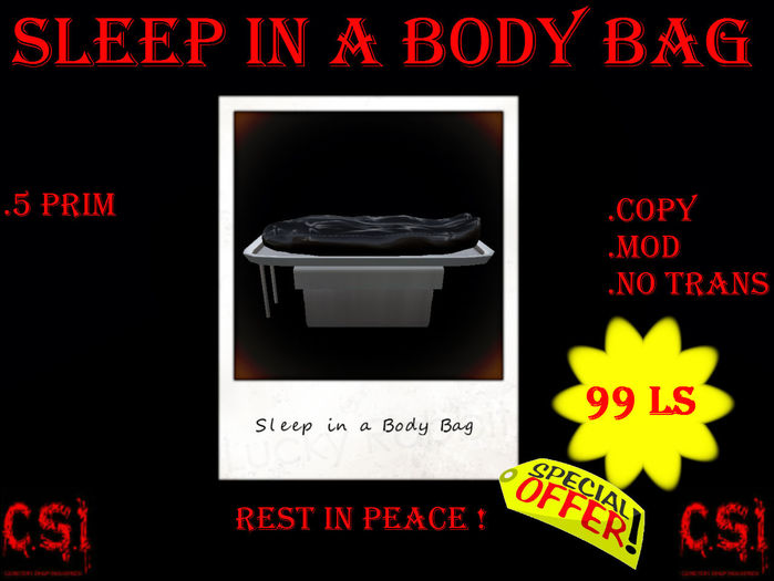 Sleep in a Body Bag (box)