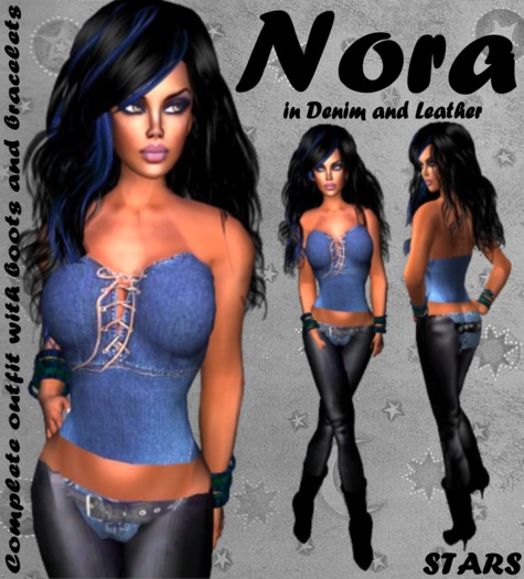 STARS - Nora in Denim and Leather