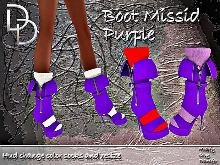 DD Boot Missid Purple