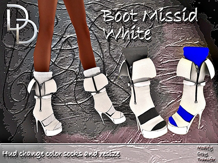 DD Boot Missid White
