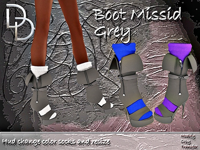 DD Boot Missid Grey