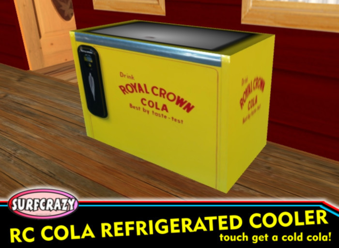 Classic Americana Antique Refrigerated Cola Cooler