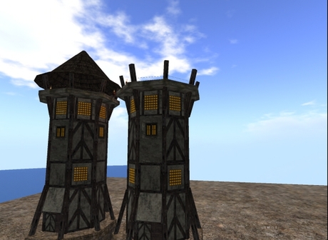 Second Life Marketplace - RUSTIC TOWER-3-NIGHT VERSION