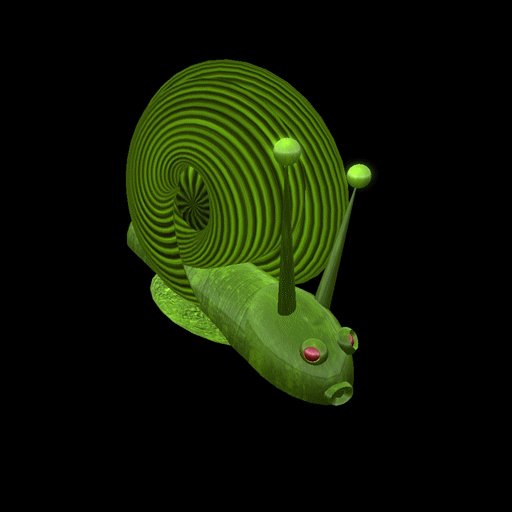 Psychedelisnail Gween - animated snail