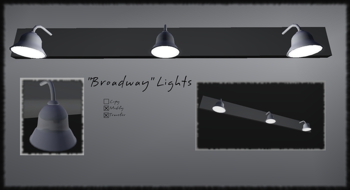 "Broadway" Light Trio