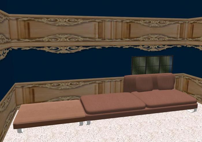 brown leather couch