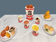 Bucket Of Fried Chicken Complete Dinner - Food Connection @ Depoz 