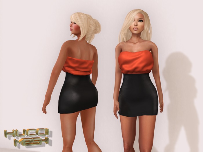 ::HH:: Hucci Calvi Dress - Tangerine