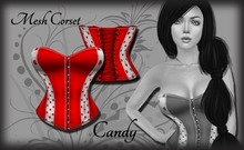 Dotted Candy Corset - Mesh 