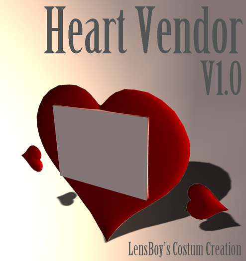 Costum Heart Vendor