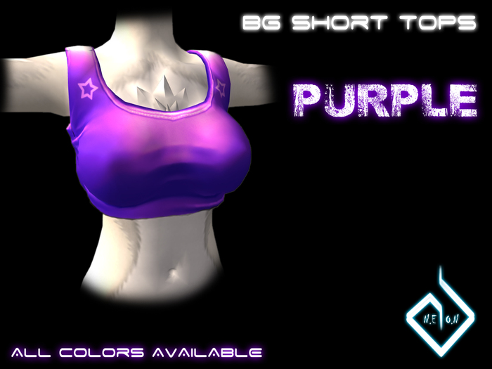 ! Ice Meep ! ~ BG Short Tops (Purple)
