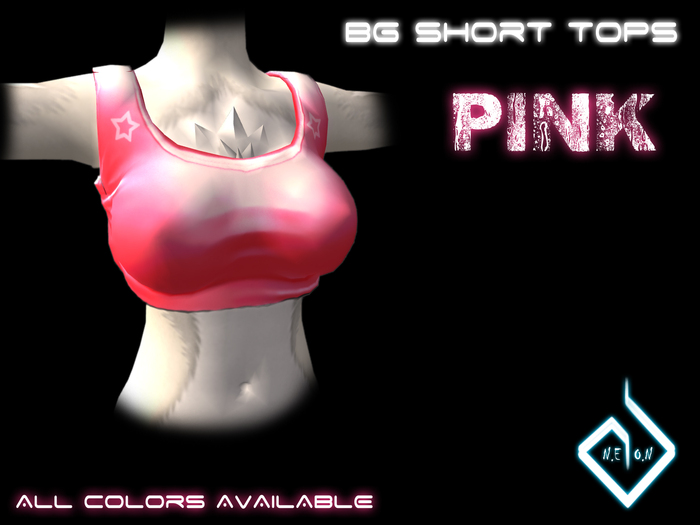! Ice Meep ! ~ BG Short Tops (Pink)