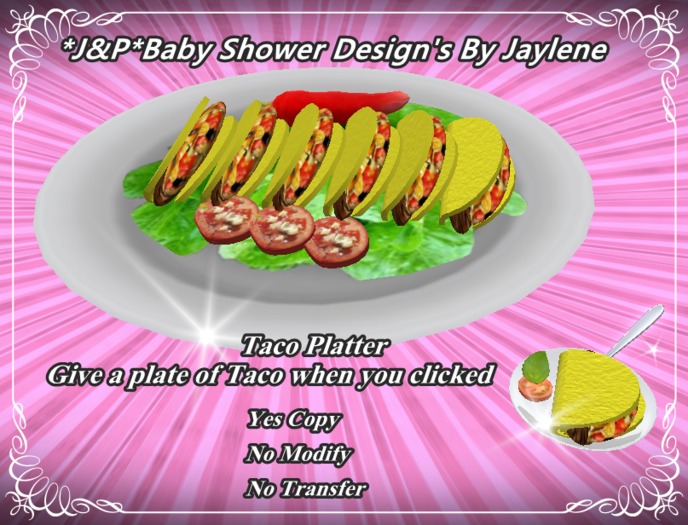 *J&P*Taco Platter(BOX)