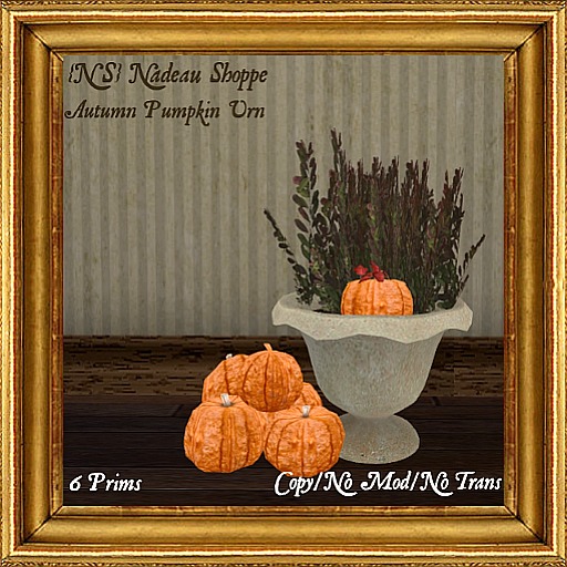 {NS} Autumn Pumpkin Urn