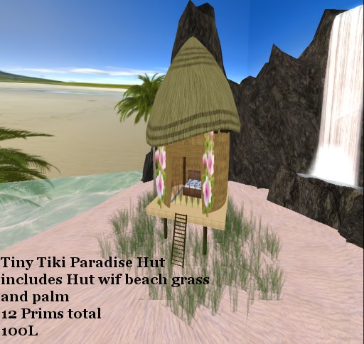 Tiny Tiki Paradise Hut Boxed