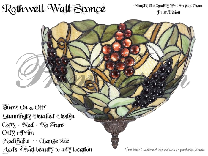 *PRIMVISION* Rothwell Wall Sconce