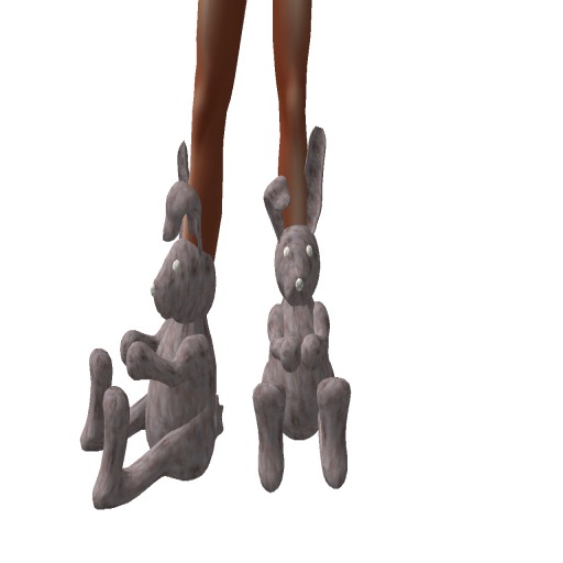 Bunny Hop Grey Slippers 