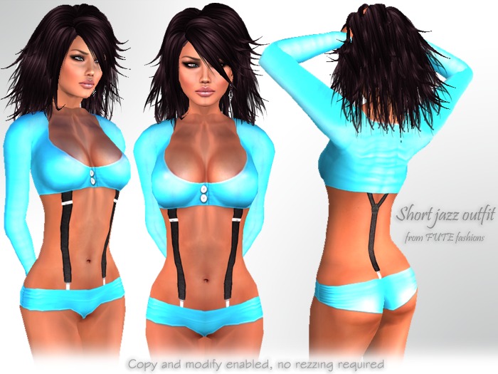 FUTE :: Short jazz outfit (teal)