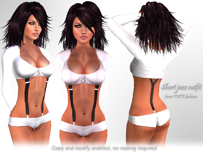 FUTE :: Short jazz outfit (white)