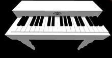 MW White Piano you can play with real sound