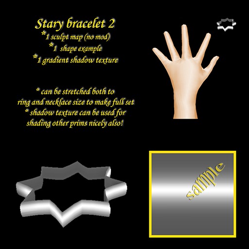 Starry Bracelet 2 sculpty boxed