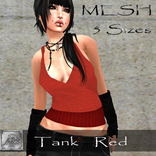 [M.o.w] Tank Red (wear & touch)