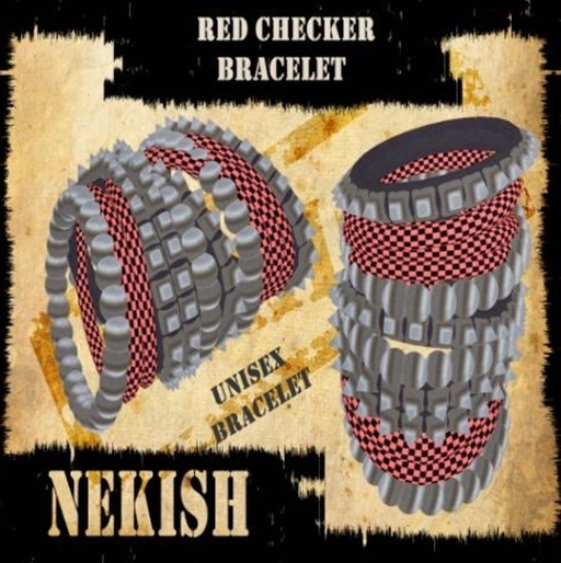 Red Checker Bracelet