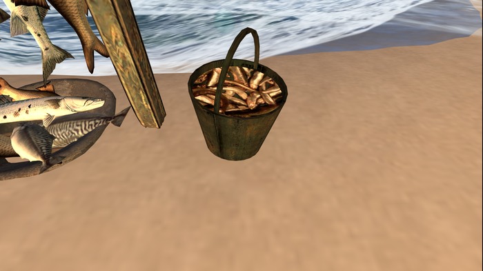 Old Fish Bucket Tip Jar