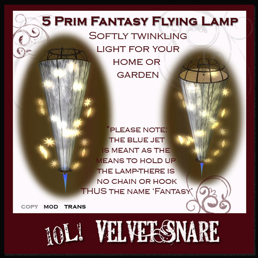 VS 5 prim Fantasy Flying Lamp