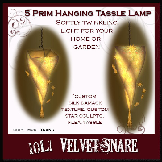 VS 5 Prim Tassle Lamp