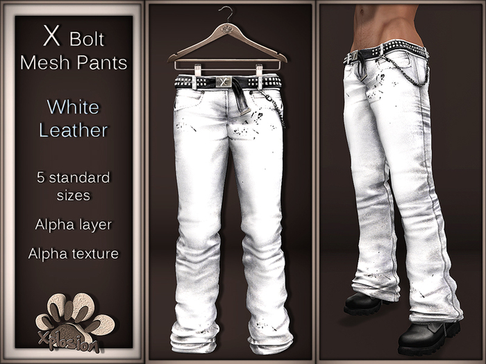 *X*plosion X*Bolt Mesh Pants (WhiteLeather)