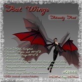 Bat Wings(Bloody Red) (#30031)