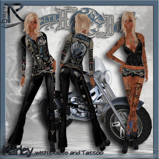 Harley with Boots - Ronjas RDesignS Collection by Ronja Pera