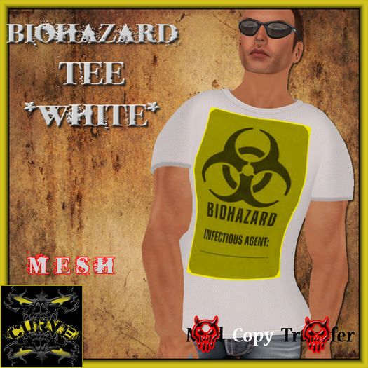 ::CURVE::  Biohazard White Tee