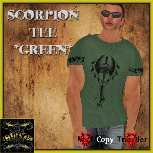 ::CURVE::  Scorpion Green Tee